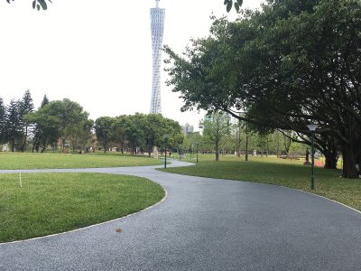 廣州宏城公園生態(tài)透水混凝土